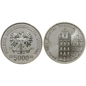 Poland, 5,000 zloty, 1989, Warsaw