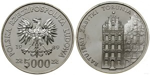 Poland, 5,000 zloty, 1989, Warsaw
