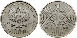 Poland, 1,000 zloty, 1984, Warsaw