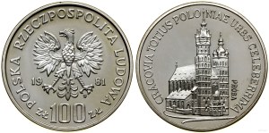 Poland, 100 zloty, 1981, Warsaw