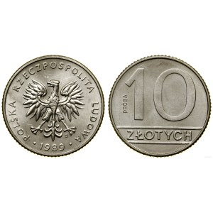 Poland, 10 zloty, 1989, Warsaw