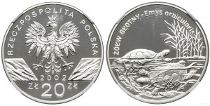Poland, 20 zloty, 2002, Warsaw