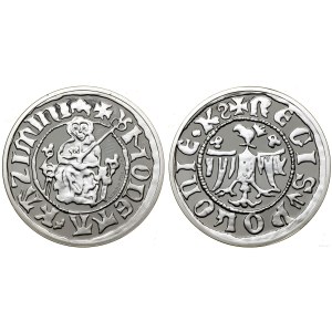 Polska, replika kwartnika króla Kazimierza Wielkiego, 2008, Warszawa