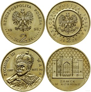 Poland, 2 x 2 gold, 1998, Warsaw
