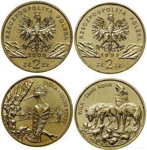 Poland, 2 x 2 gold, 1999-2000, Warsaw