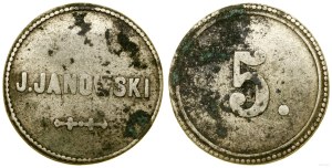 Poland, a token with a denomination of 5