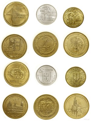 Poland, set of 6 local coins, 2008, Warsaw