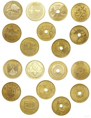 Poland, set of 9 local coins, 2008, Warsaw
