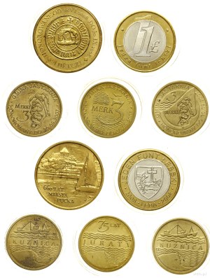 Poland, set of 13 local coins, 2008, Warsaw