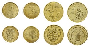 Poland, set of 11 local coins, 2007-2008, Warsaw