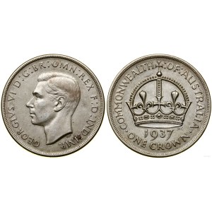 Australia, 1 crown, 1937, Melbourne