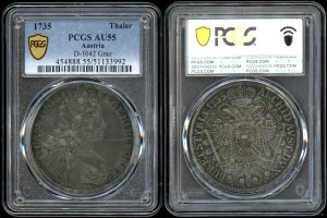 Austria, thaler, 1735, Graz