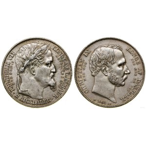 Dania, 2 rigsdalery, 1863, Kopenhaga