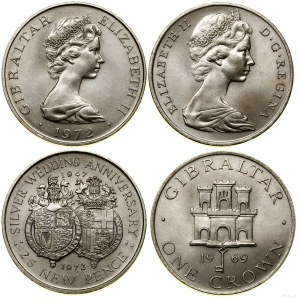 Gibraltar, set of 2 coins