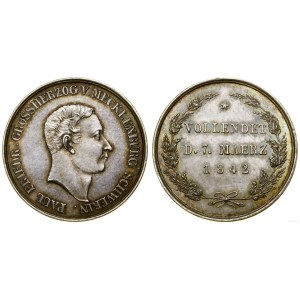 Niemcy, odbitka w srebrze pośmiertnej złotej 5-talarówki, 1842
