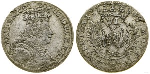 Germany, sixpence, 1756 B, Breslau