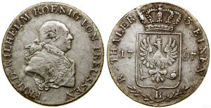 Germany, 1/3 thaler, 1797 B, Breslau