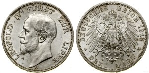Germany, 3 marks, 1913 A, Berlin