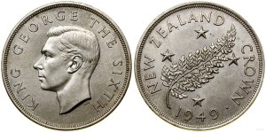 New Zealand, crown, 1949, London