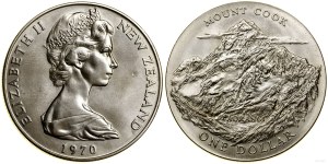 New Zealand, $1, 1970, Canberra