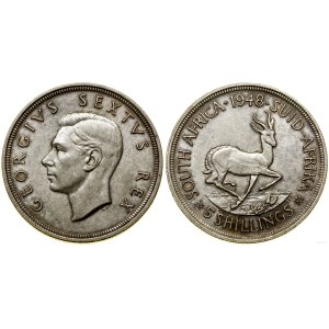 Republika Południowej Afryki, 5 szylingów, 1948, Pretoria