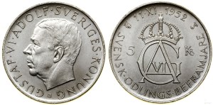 Sweden, 5 crowns, 1952, Stockholm