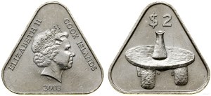 Cook Islands, $2, 2003, Llantrisant