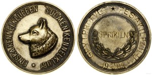 Finland, Finnish Kennel Club medal from dog show, 1905