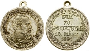 Germany, commemorative badge, 1891, Nuremberg