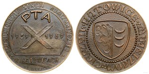 Poland, 10 years of the numismatic section of the PTA in Katowice, 1969