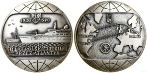 Poland, 40 Years of Polish Shipping Across the Atlantic, 1970, Warsaw