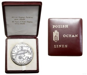 Poland, 40 Years of Polish Shipping Across the Atlantic, 1970, Warsaw