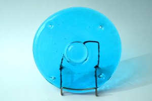 Glass medallion - blue - HSG Ząbkowice