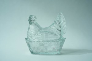 Glass box of chocolates - Hen - medium - HSG Ząbkowice