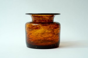 Glass vase - HS Zawiercie - J. Podlasek