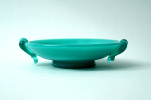 Glass platter - Krakow Glass Institute