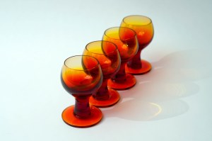 4 glass glasses - Z. Horbowy