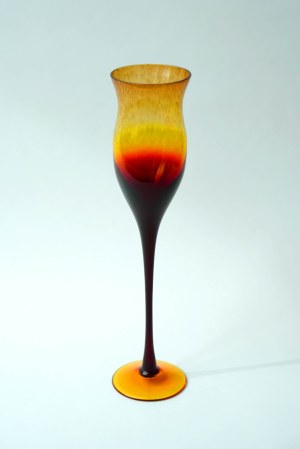Large glass chalice - Z. Horbowy - HS Barbara - no.1