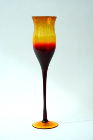 Large glass chalice - HS Barbara - Z. Horbowy - no. 2