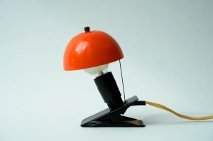 Metal clip-on lamp - Mushroom - ZUE Warsaw - M. Kędzierski