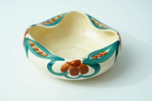 Faience ashtray - pattern 345 - ZF Wloclawek