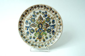 Ceramic decorative platter - B. Wolanin - Boleslawiec