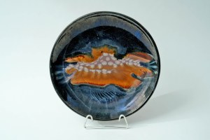Decorative ceramic platter - SPPLiA Kamionka - Bald Mountain