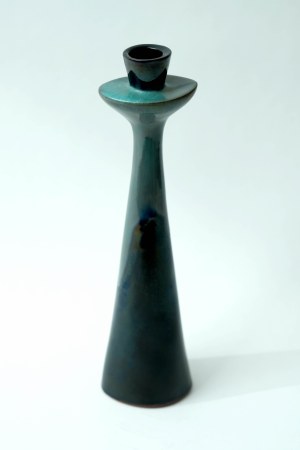 Ceramic candle holder - B. Ksiazek - Kamionka Lysa Gora