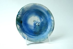Porcelain decorative platter - E. Jakubaszek