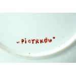 Porcelanowa patera dekoracyjna - Wałbrzych - H. Maliszewska i J. Trzebski - Piotrków