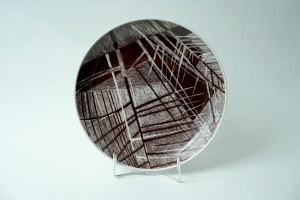 Porcelain decorative platter - Walbrzych