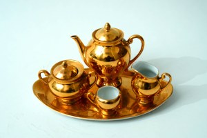 Pre-war porcelain doll service - FP Ćmielów