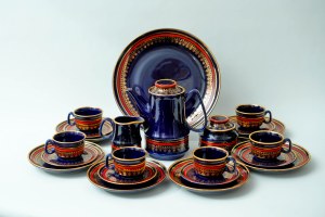 Coffee service + cake set - ZPS Pruszkow