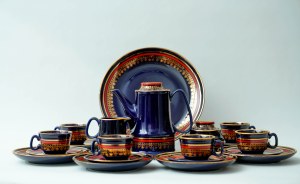 Coffee service + cake set - ZPS Pruszkow